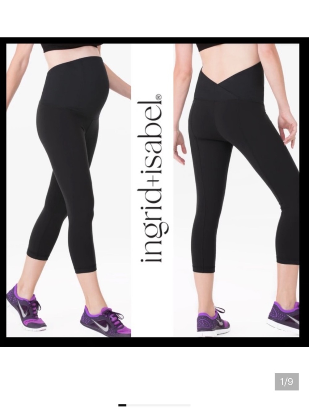 👩🏻‍🍼🍼IINGRID & ISABEL CROPPED MATERNITY LEGGINGS🍼👩🏻‍🍼